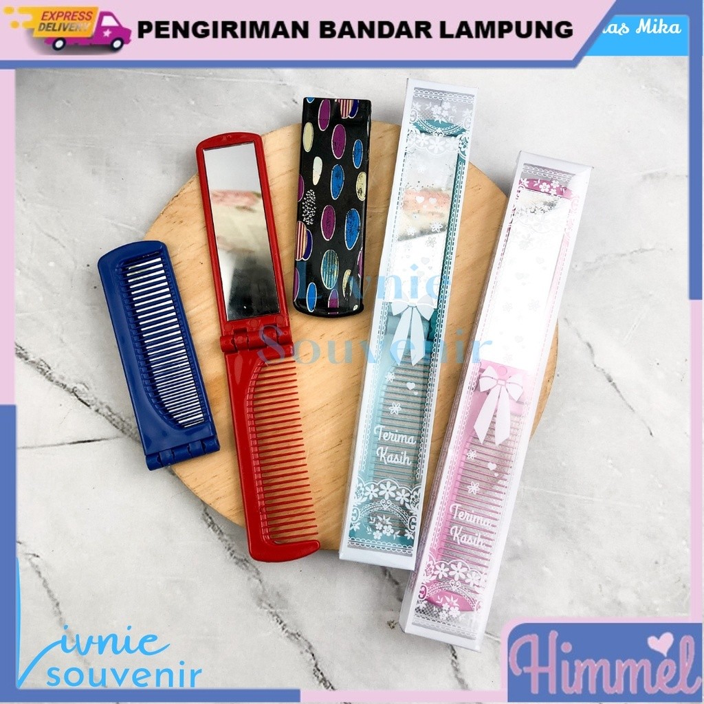 Souvenir Pernikahan Sisir Kaca Souvenir Pesta Souvenir Murah Souvenir Sisir Kaca HIMMEL SOUVENIR