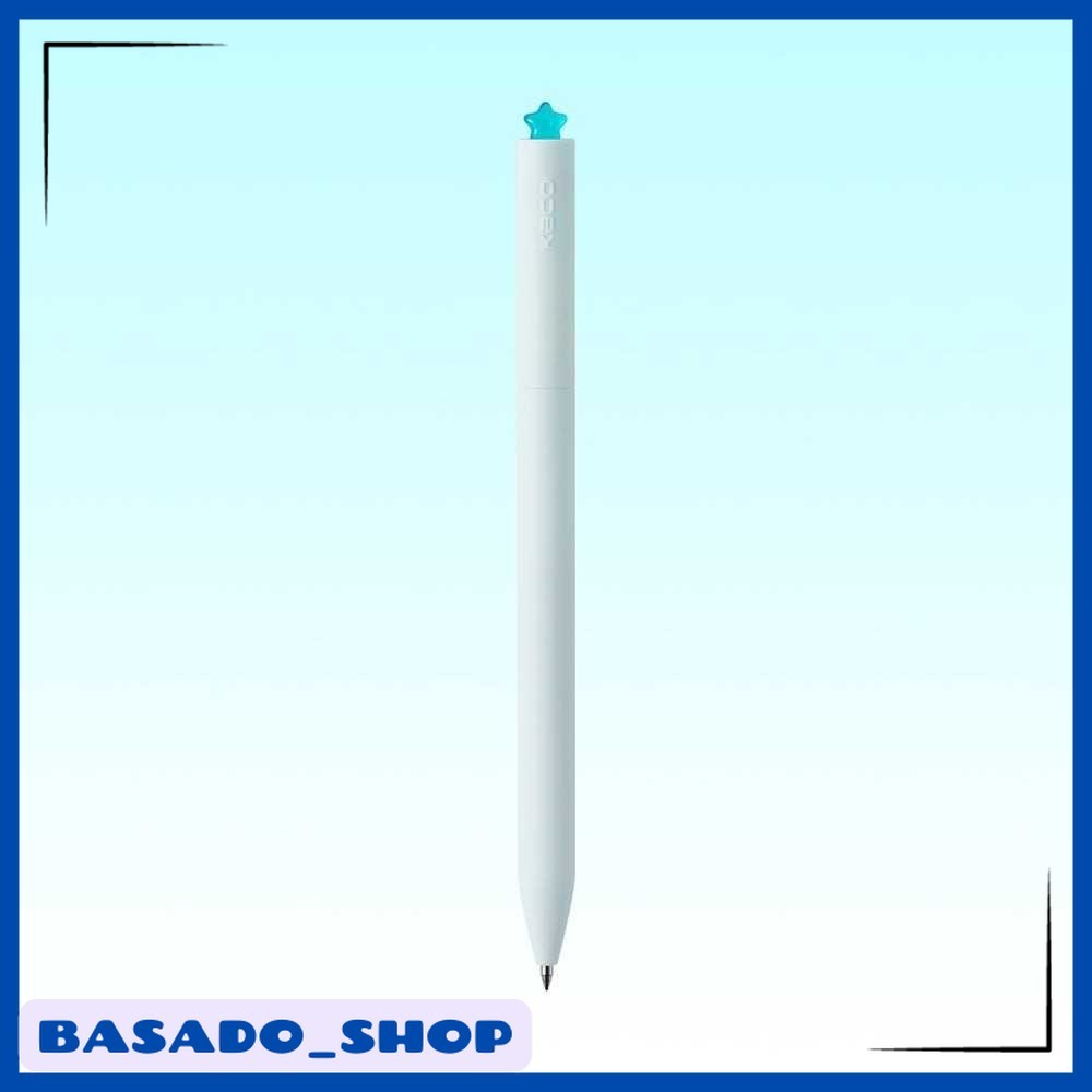 

Kaco Pena Pulpen Gel Dual Ballpoint Black Ink Star Deco 0.5mm 1 PCS - K1055