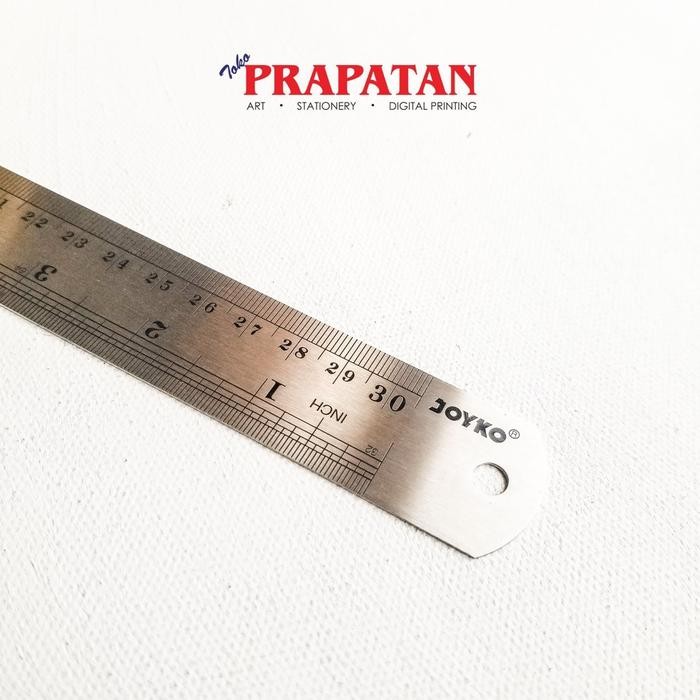 

Penggaris Besi Joyko 30cm RL-ST30 / Stainless Steel Ruler - 40cm