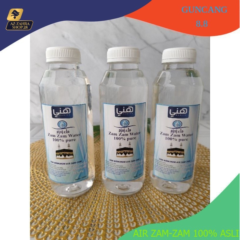 

Az-zahra_Shop.28 Airzam Zam Botol 500 ml Airzam Zam Asli 100%.