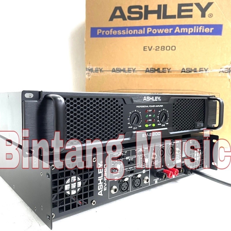 Power Amplifier Ashley EV2800 Original Power Ev 2800 ashley ev2800