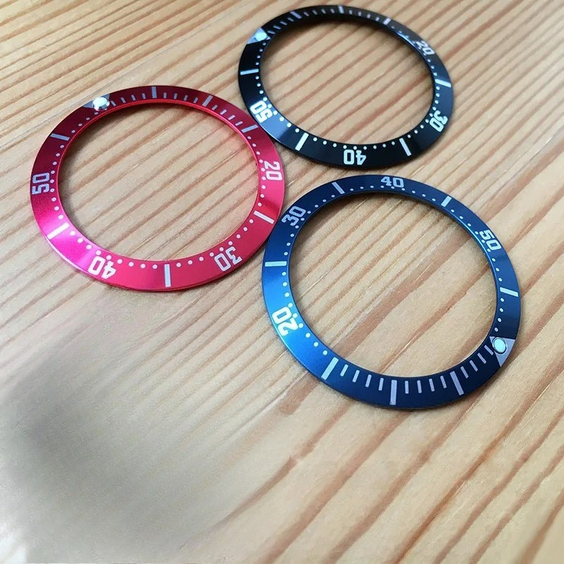 Luminous Aluminum Watch Bezel Wheel for Men's Omega Seamaster Automatic Watch Insert 212.30.36.20.01