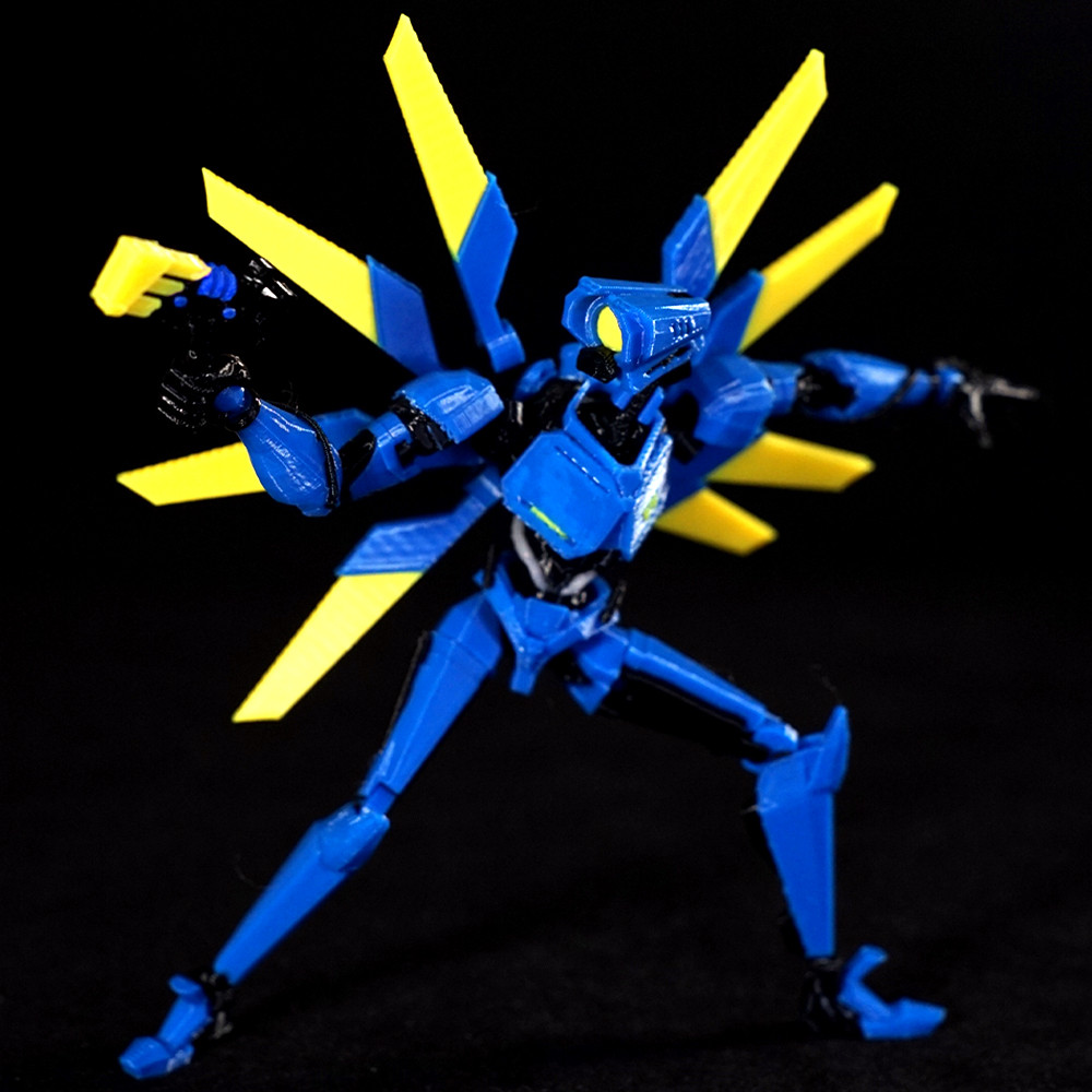 3D Printed Mannequin Dummy 13 Ultrakill V1 Series Toys Action Figures Multi-Jointed Movable Shapeshi