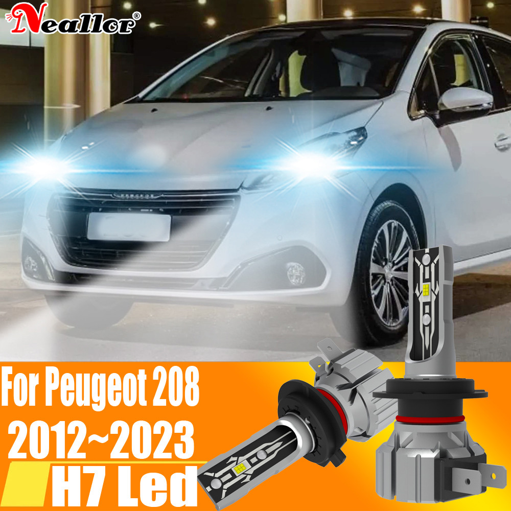 2x High Power H7 Led Headlight Canbus No Error H18 Car Bulb 6000K White Light Moto Diode Lamp 12v 55