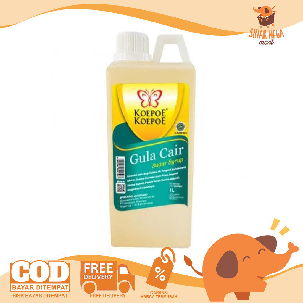 

KOEPOE KOEPOE Gula Cair 1 Liter - Pemanis Halal Tanpa Pengawet