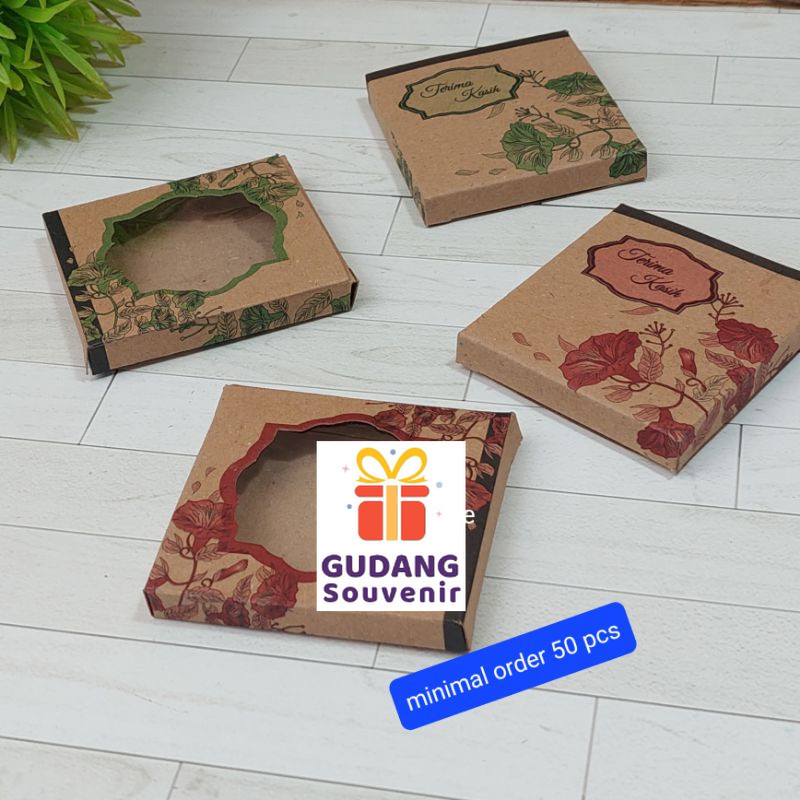 

50 Pcs, Box Coklat 1 × 7 cm, Box Kemasan Kaca, dll murah berkualitas