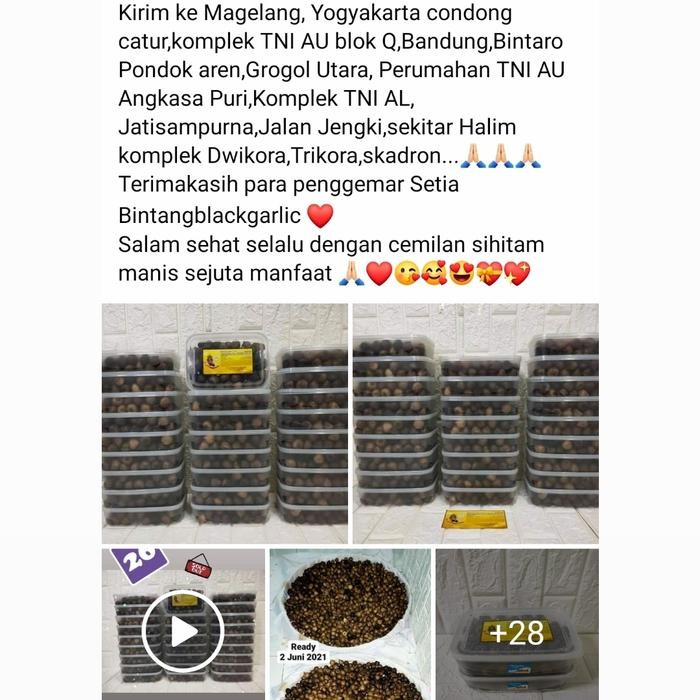 

Promo blackgarlic 500gram+Bintangblackgarlic+Bawang putih tunggal premium
