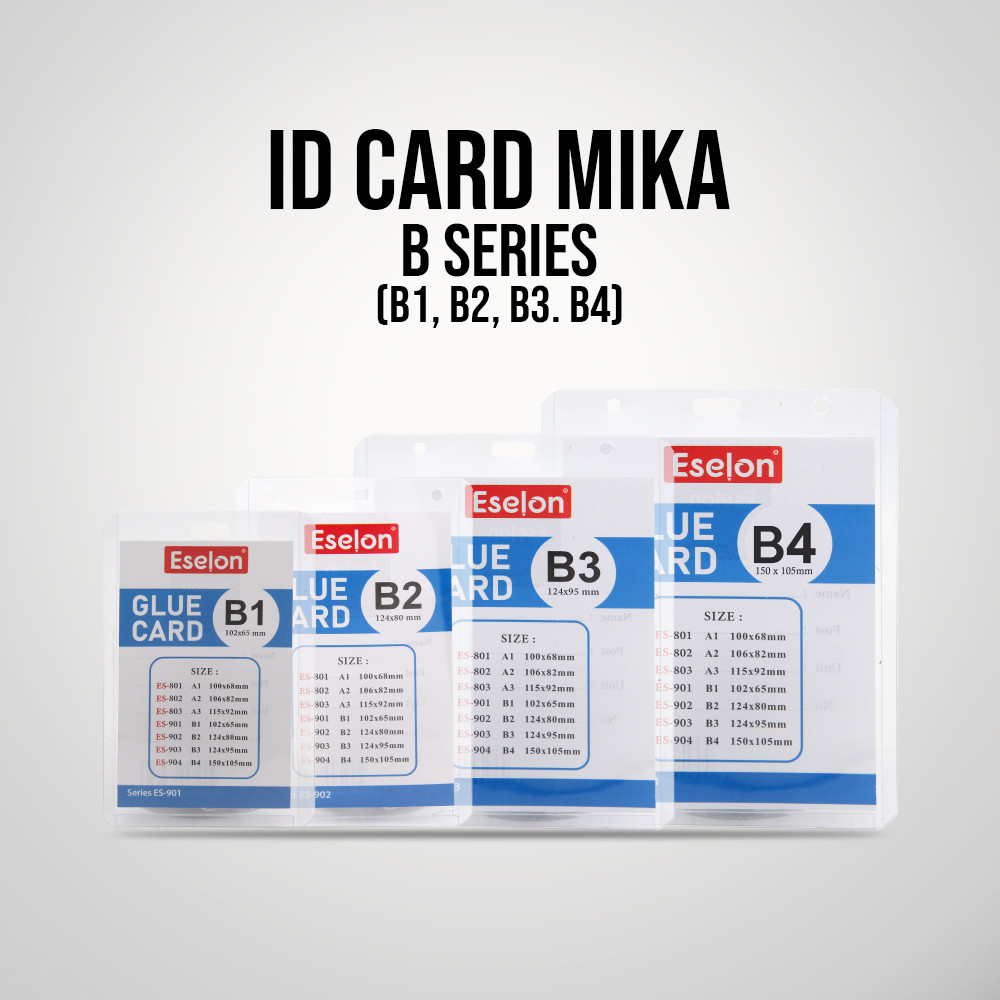

♚20pcs ID CARD MIKA B Series / 1pak Name Tag♚