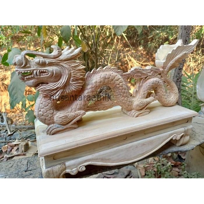 jagrak pedang naga termurah dari kayu jati ukiran 3d alusan
