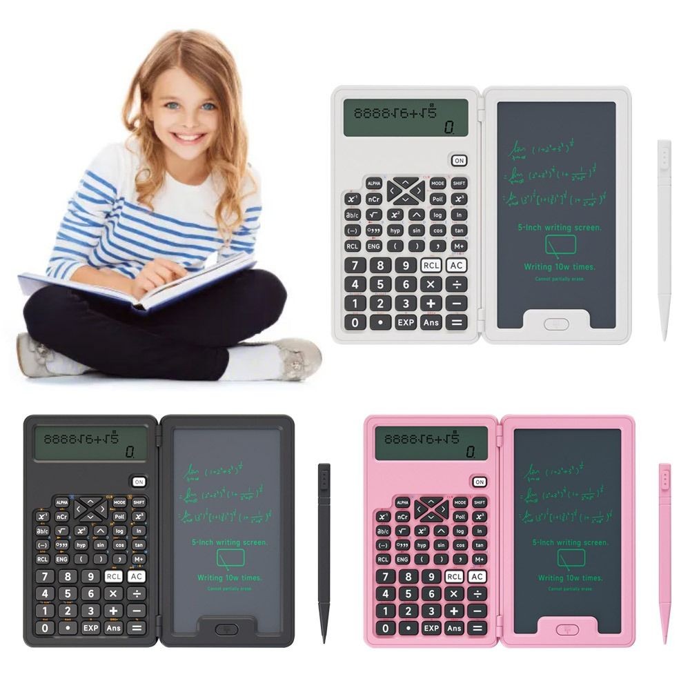 

Portable 10-Digit Scientific Calculators With Stylus Writing Pad Math Calculator Foldable Multifunctional Accounting Calculator
