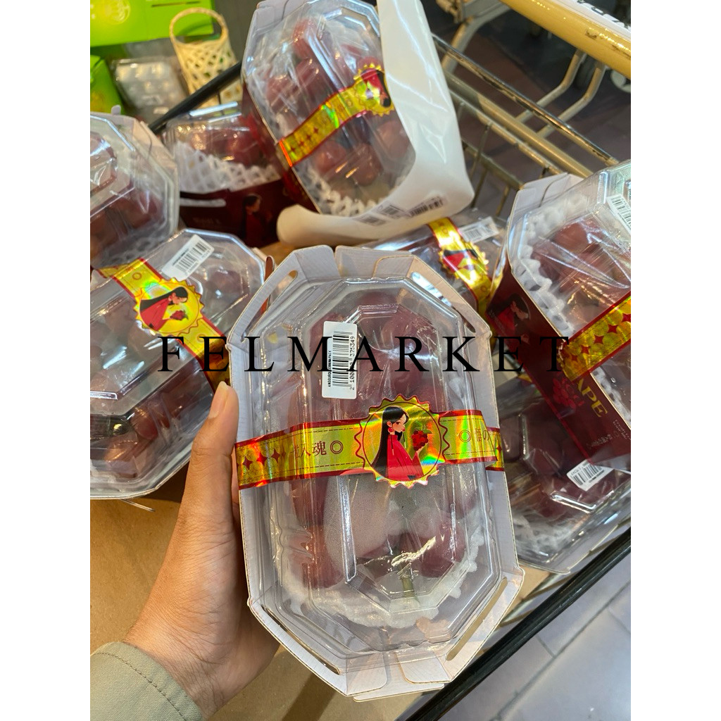 

Buah Anggur Queen Nina Fresh Manis & Wangi / Buah Anggur Queen Nina / Pack