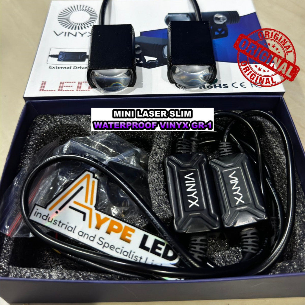 LUNDONGSHOP ORIGINAL LAMPU TEMBAK VINYX SLIM GR1 D2 MINI SLIM DRIVER EXTERNAL SOROT LED LASER GUN 20
