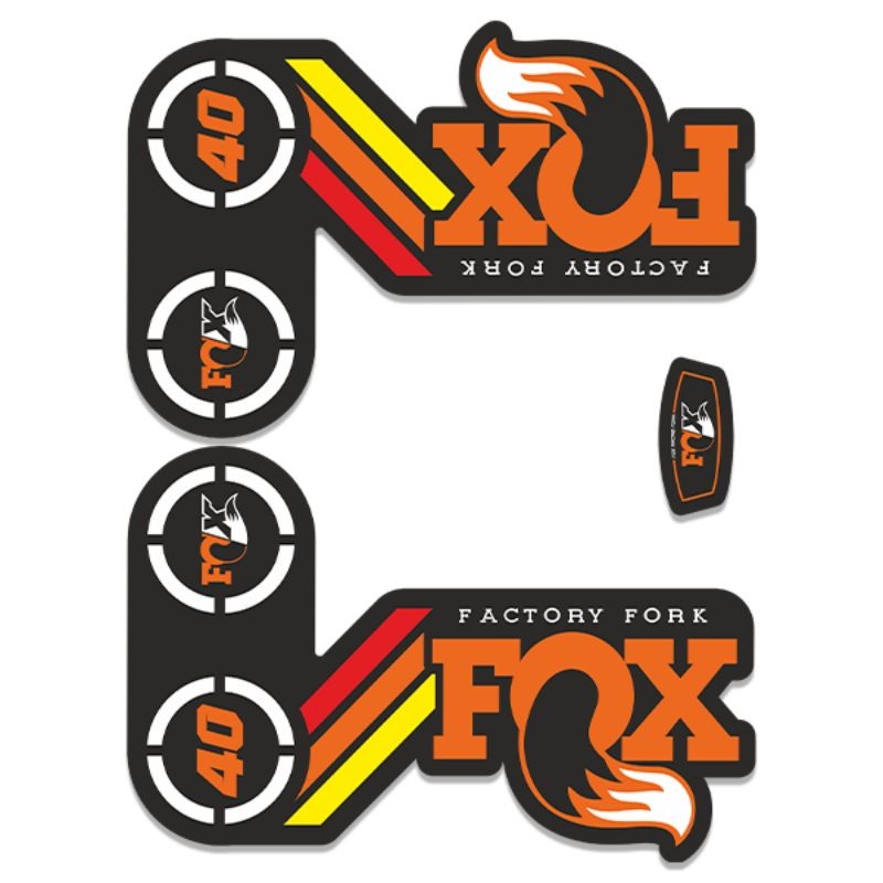 stiker fork fox sticker skok fox mtb