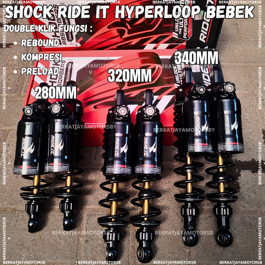 SHOCKBREAKER RIDE IT HYPERLOOP SERIES BEBEK 280 320 340 BEBEK JUPITER Z FIZR FIZ R TIGER RXKING RX K
