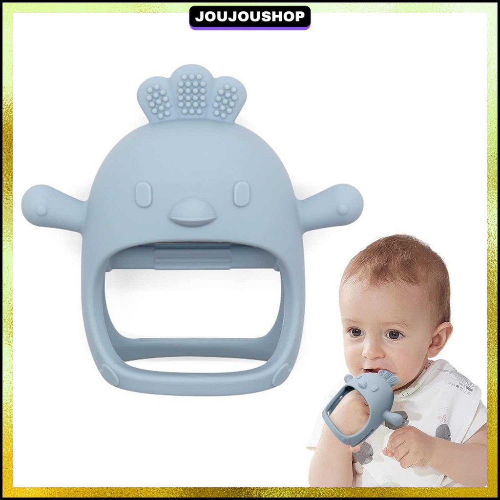 Baby Teether Toys Silicone Chewable Hand Breast Feeding - PL10