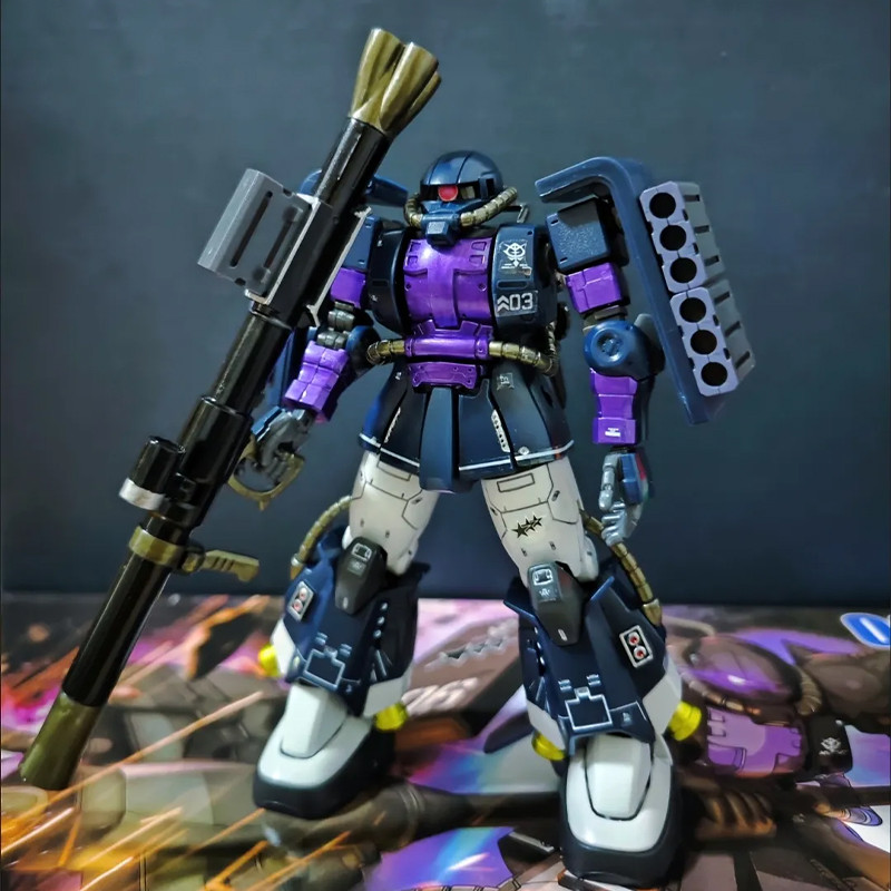 Gaogao Model Hg 1/144 005 Zaku Model Kit Zaku Ii High Mobility Type Ortega Action Figurescollection 