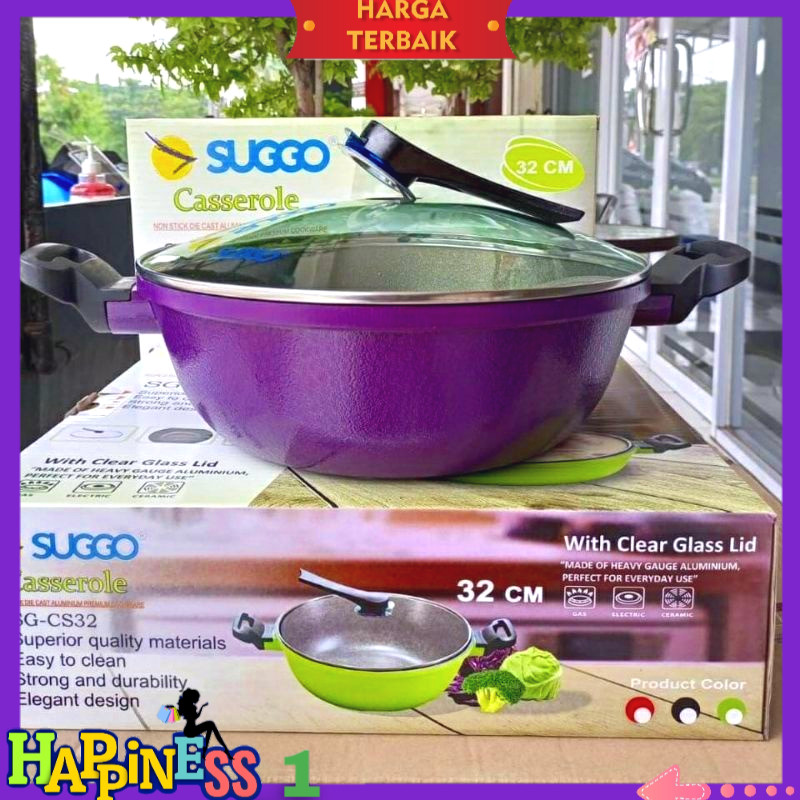 SUGGO Casserole 32 Cm Suggo SG-CS32 | Cookware Suggo Casserole 32 Cm | Wok Pan Suggo 32 Cm