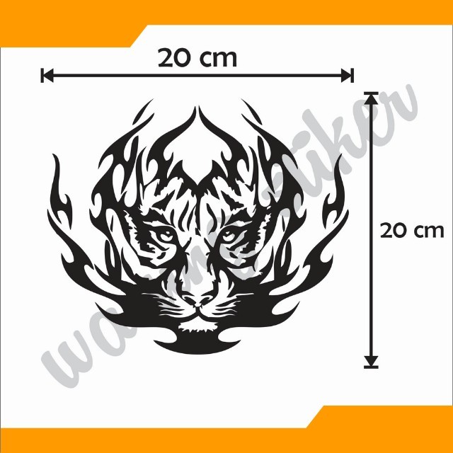 Stiker Motor Visor Nmax Pcx Lexi Adv Stiker Cutting Logo Macan Api
