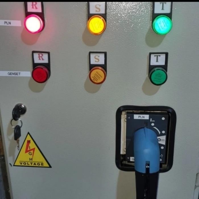 1 SET PANEL PLN-GENSET COS 4P 250A MANUAL KOMPLIT  SOCOMEC BERGARANSI