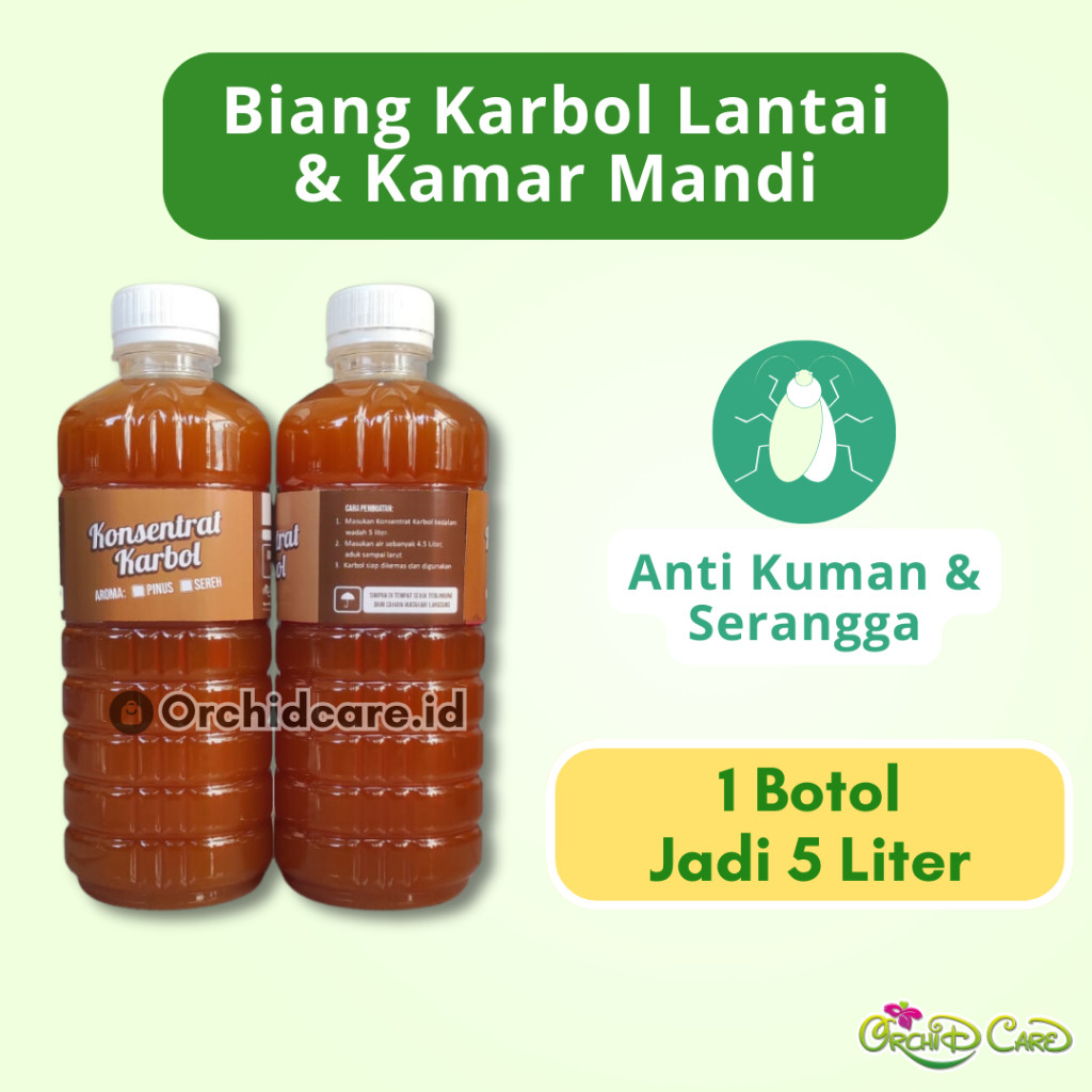 Orchid Care Konsentrat Bibit Biang Karbol Wangi Sereh Pinus Cemara untuk Lantai Kamar Mandi Rumah Sa