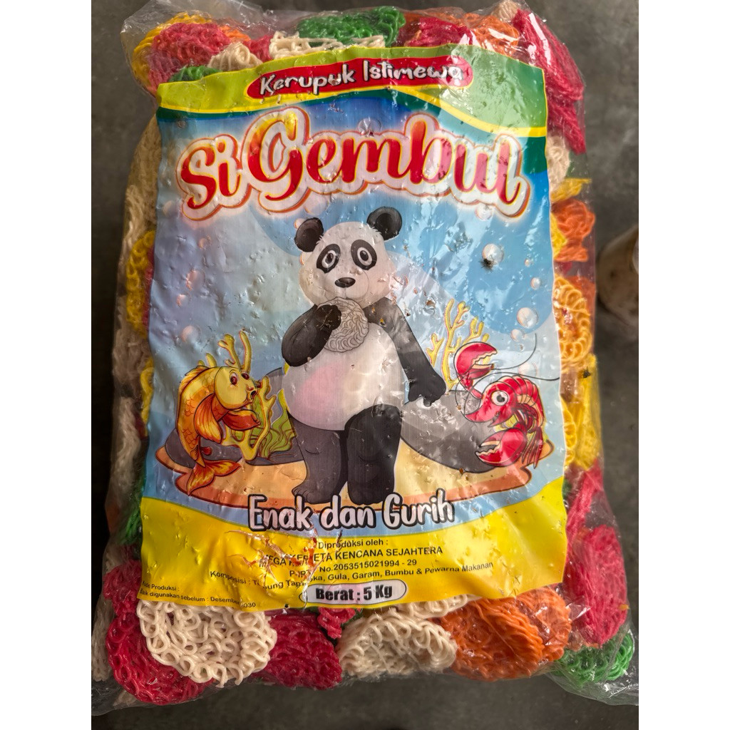 

Kerupuk Gembul @ 5 kg / 1 bal