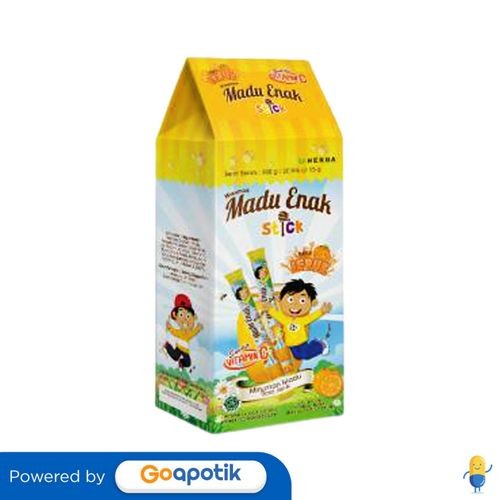 

Madu Enak Stick Jeruk 15 Gram Box 20 Sachet