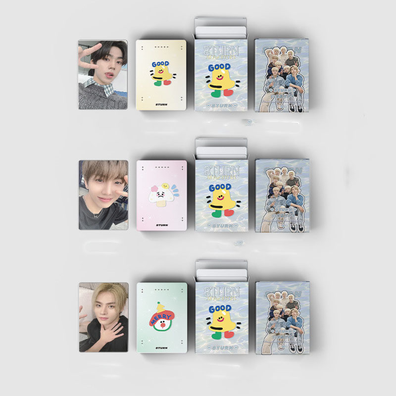 

50pcs/set 8TURN Album LOMO Card Jung Haemin ALEX JI MYUNGHO LEE SEUNGON CHO YOONSUNG Girl Collection Postcard Photo Card