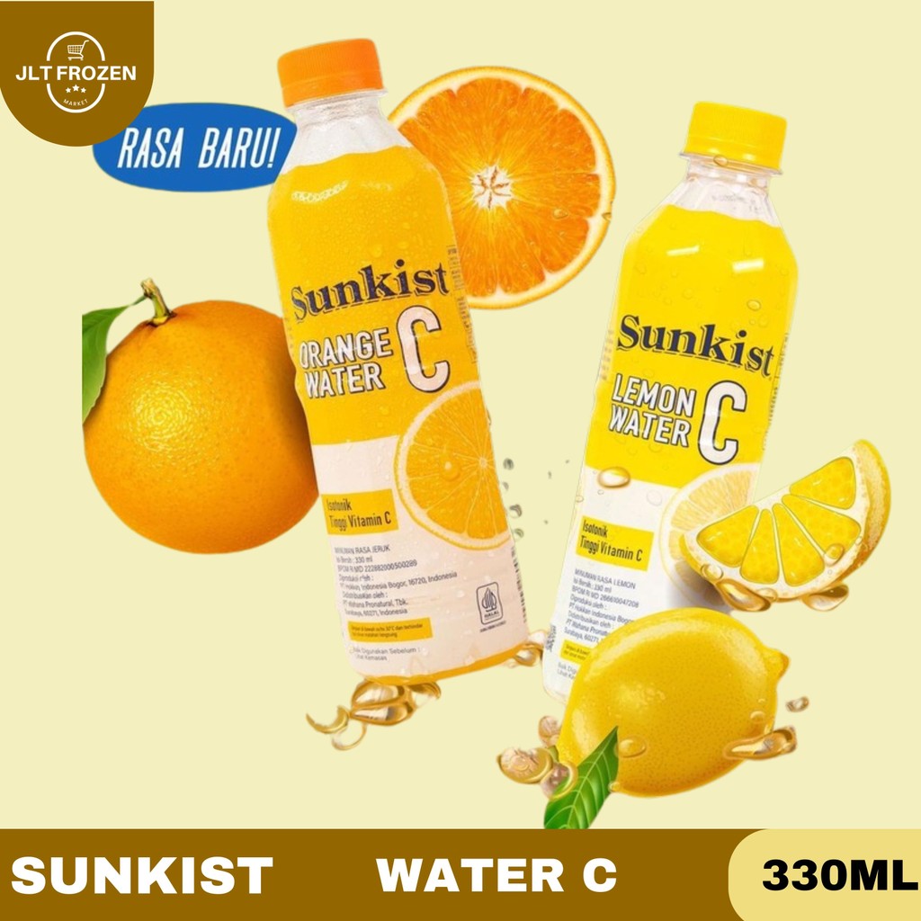 

Sunkist Water C 330ml / Lemon Water C / Orange Water C / Minuman Vitamin / Minuman Segar untuk Kesehatan