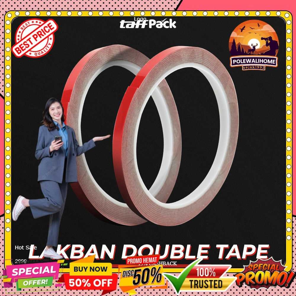

TaffPACK Lakban Selotip Double Tape Strong Heavy Duty 1 PCS - SC-3M