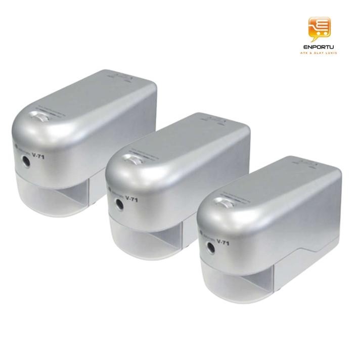 

ELM Rautan Elektrik Electric Sharpener V-71 Silver Kayu Pensil - Silver