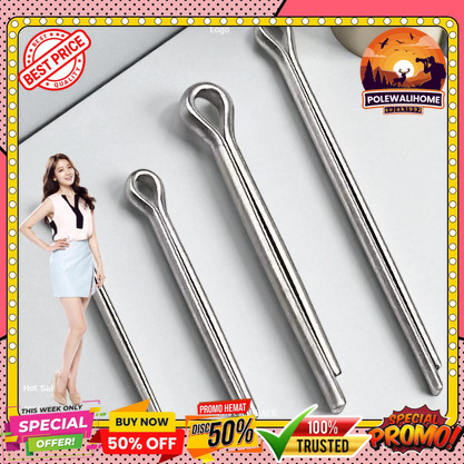 

GORTHUM Pin Penahan Sliver Split Pins Cotter Fixings Assorted 175 PCS - M1