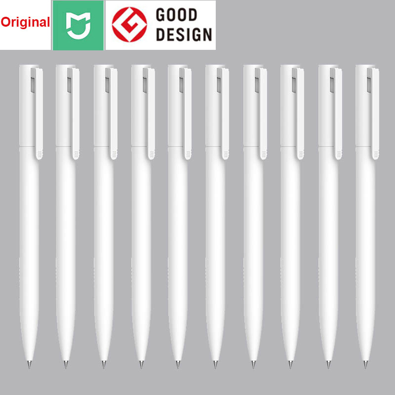 

for Xiaomi pen White mijia pens luxury 0.5mm Cute Gel Black Ink Pen Roller Writing Tool School Office Student Stationery mi pen