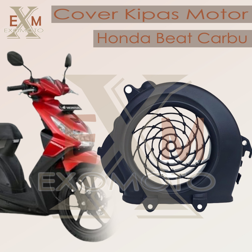 terlaris Cover Kipas Beat Carburator KVY 900 | Tutup Kipas Mesin Beat Karbu 2006-2010 | Fan Tutup Co