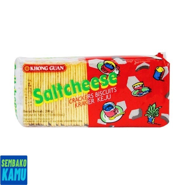 

Khongguan Salt Cheese Crack 200 gr - Biskuit