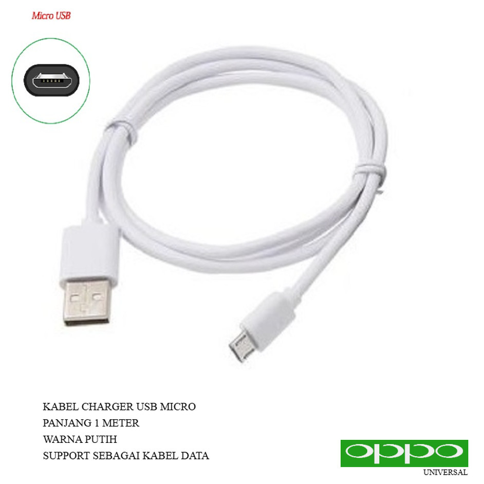 usb micro kabel charger oppo (R7f EX) / R7 / R7 LITE / R7 PLUS / R7s / R7kf