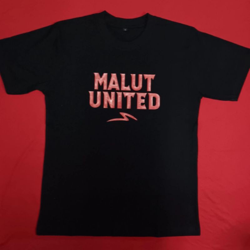 Kaos Tshirt Official Malut United Hitam BAJU BOLA MALUT UNITED KAOS MALUT COMBED