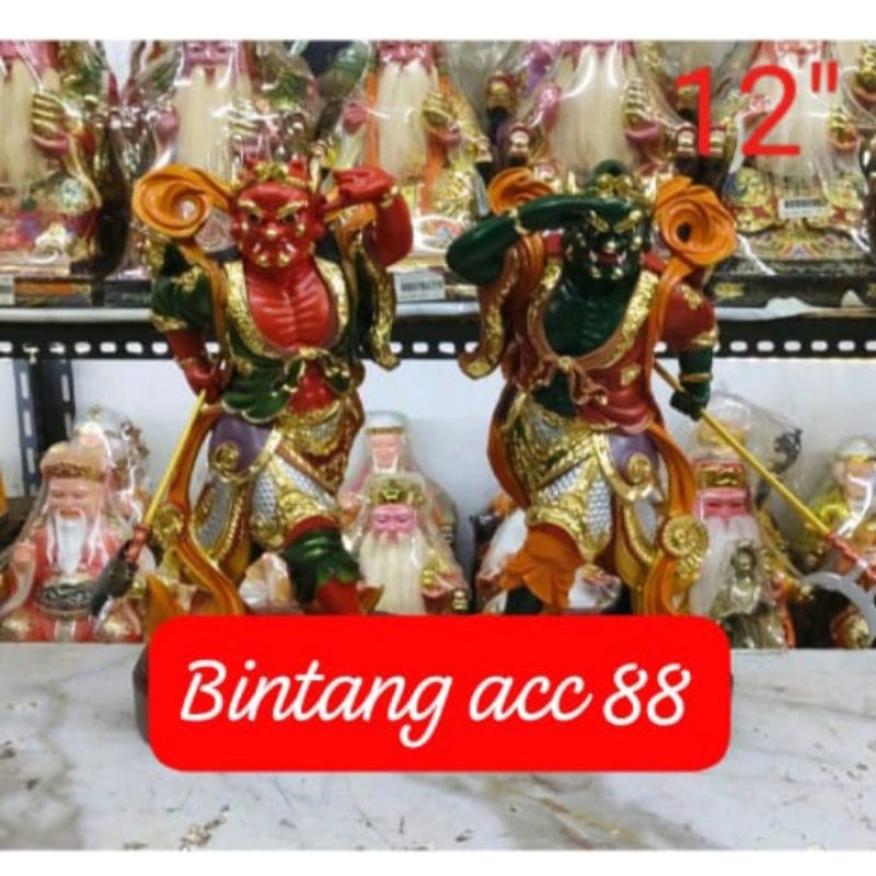 patung pengawal dewi maco/ macho / ma co/ sun feng er/ Qian li yan - 12inch -fiber (l) - w4