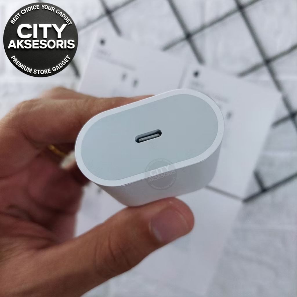 Adaptor Charger USB-C 20W Fast Charging Kompatibel iPhone 12 13 14 15 Pro Max / iPad / Samsung / And