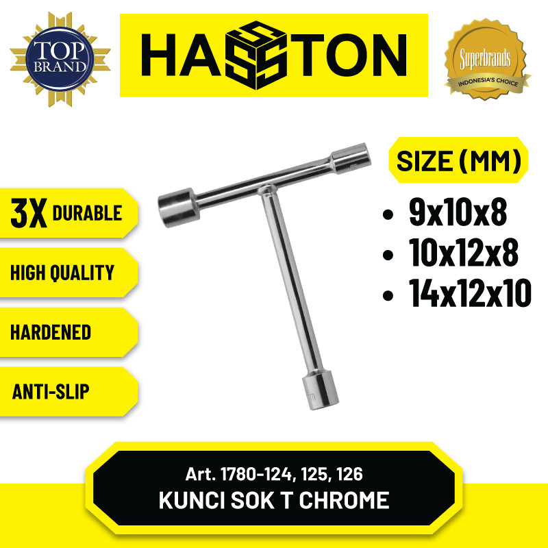 Jason Kunci Sok T Chrome  / Socket Wrench-T (1780) dos