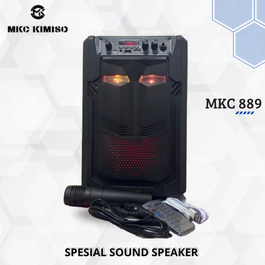 COD SPEAKER BLUETOOTH KARAOKE  QS-889  SPEAKER TERMURAH extra bass