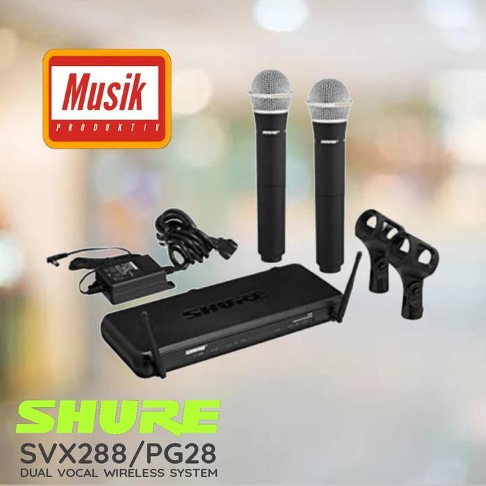 Shure Microphone Wireless SVX288/PG58 Original