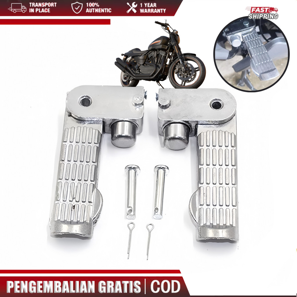 Footstep Front / Foot Step Depan Lipat Pijakan Kaki Depan Universal Sepeda Listrik 1 Set Pijakan Kak