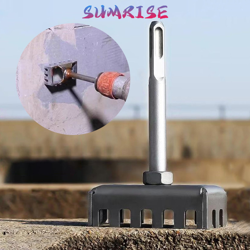 

Quick Punch Tool 86 Type Wire Slot Puncher Rectangular Hole Maker for Electric Drill