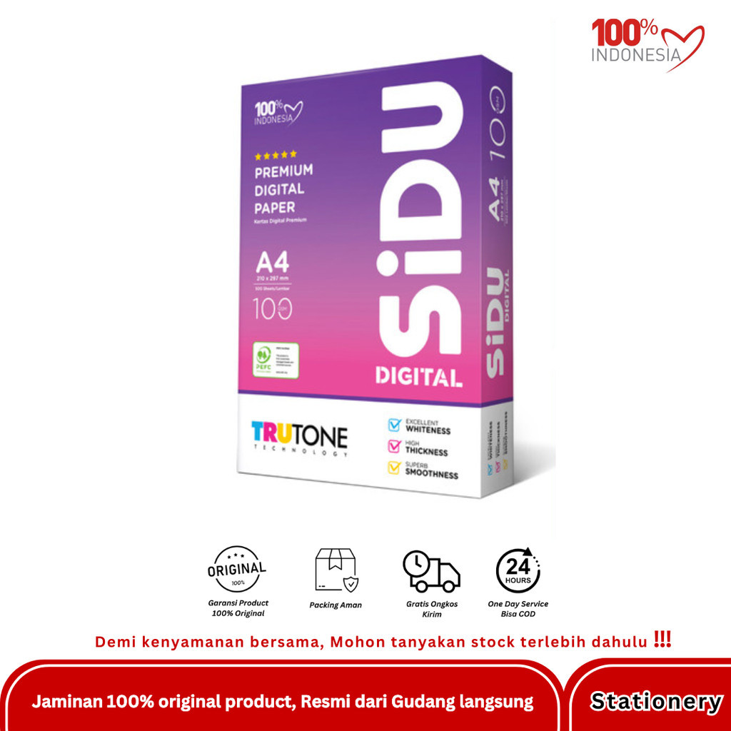

SIDU HVS A4/100GSM RIM [GM]