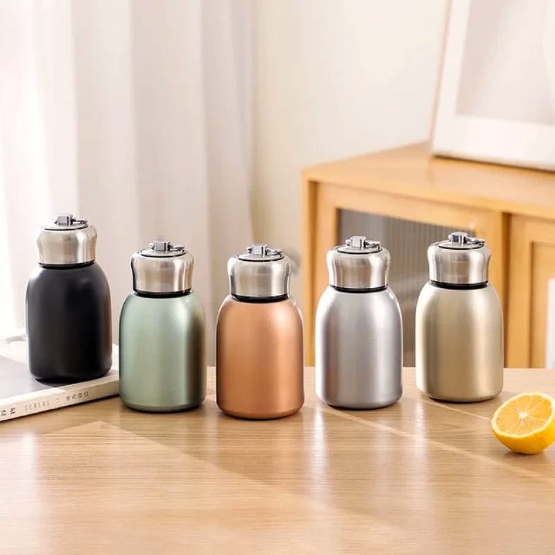 Termos Mini Stainless Steel | Tahan Panas & Dingin | Travel Friendly