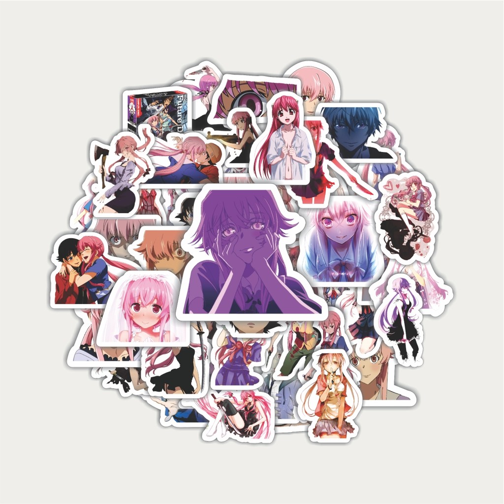 

Sticker Pack Stiker Anime Series Mirai Nikki Karakter Mix 2 | Sticker TUMBLR | Stiker LAPTOP KOPER HELM