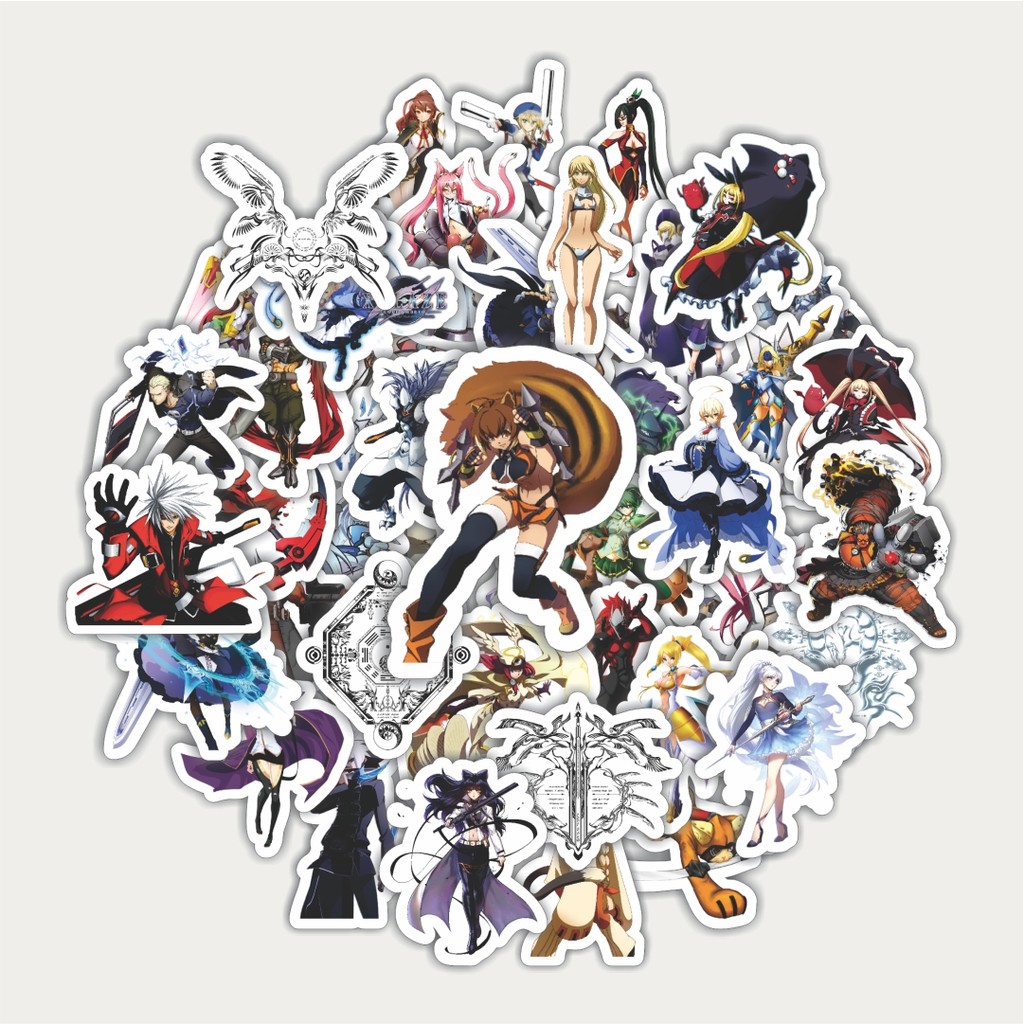 

Sticker Pack Stiker Game Series Blaz Blue Karakter Mix 6 | Sticker TUMBLR | Stiker LAPTOP KOPER HELM