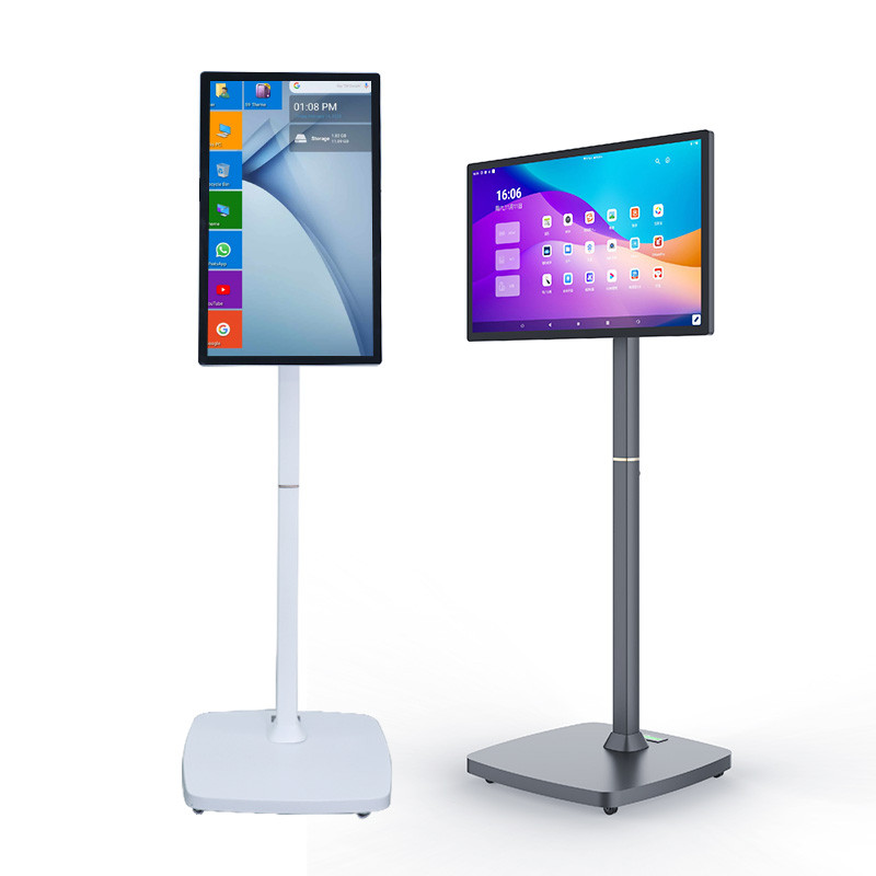 WOGO smart tv 21 23 27 32 inch android 10 12 touch screen all in one smart television portable tv fo