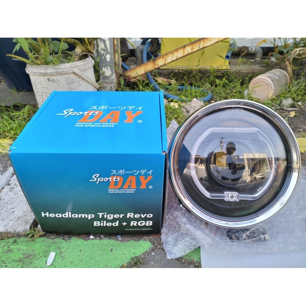 LAMPU DAYMAKER PROJIE BILED LED SET BATOK LAMPU TIGER REVO TIREV LAMPU TIGER BARONG RGB