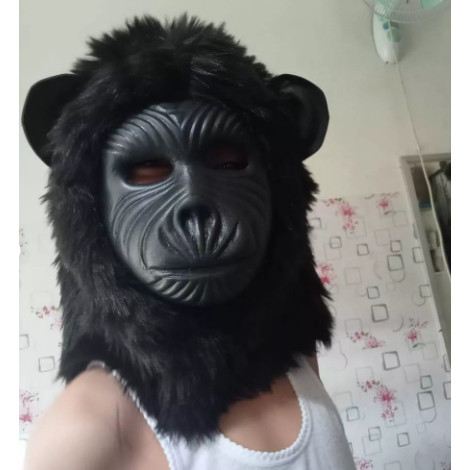 * Topeng Monyet / Topeng Karnaval / Topeng Monyet Gorilla Bulu Topeng Karakter Monyet *